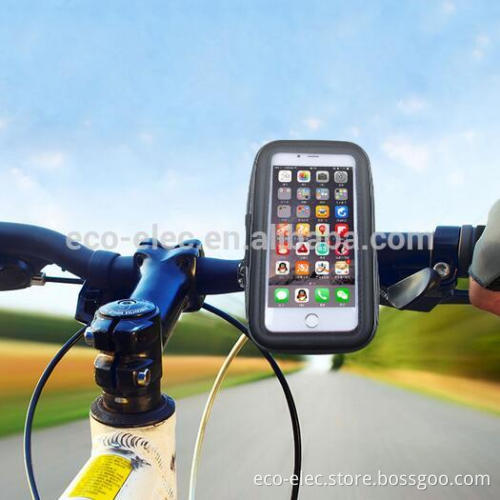 Waterproof Universal Bicycle Bike Motorcycle Handlebar Phone Mount Holder Case